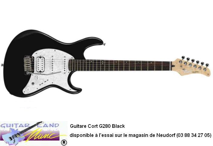 Guitare Cort G280 Noir